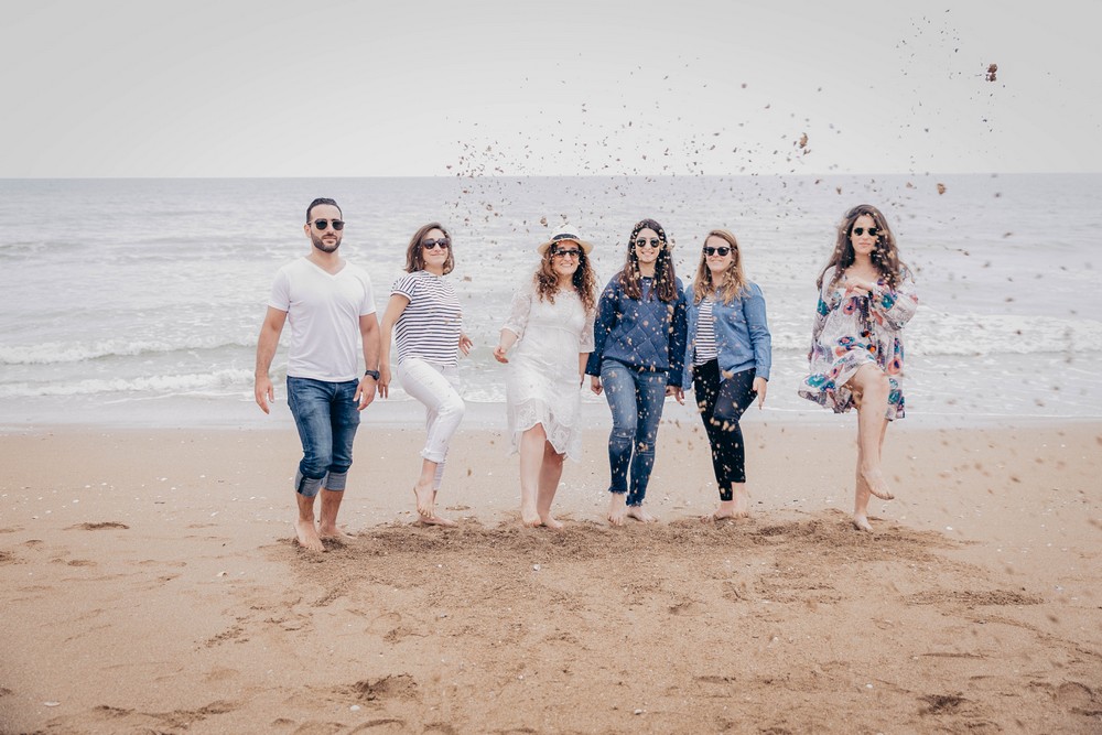 evjf entre filles - party on the beach - bride to be - france - normandie