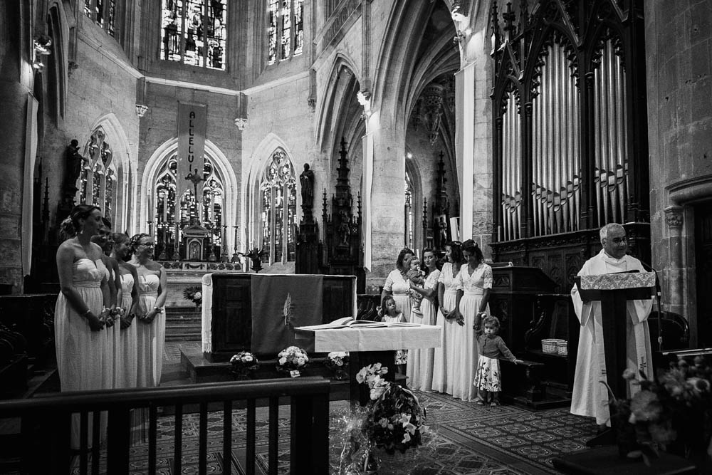 eglise st michel - pont l'eveque - calvados - photographe mariage normandie - mariage champetre en normandie - ceremonie religieuse