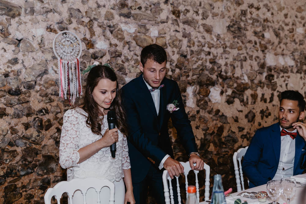 discours des mariés - mariage champetre - photographe mariage eure - evreux - repas de noces