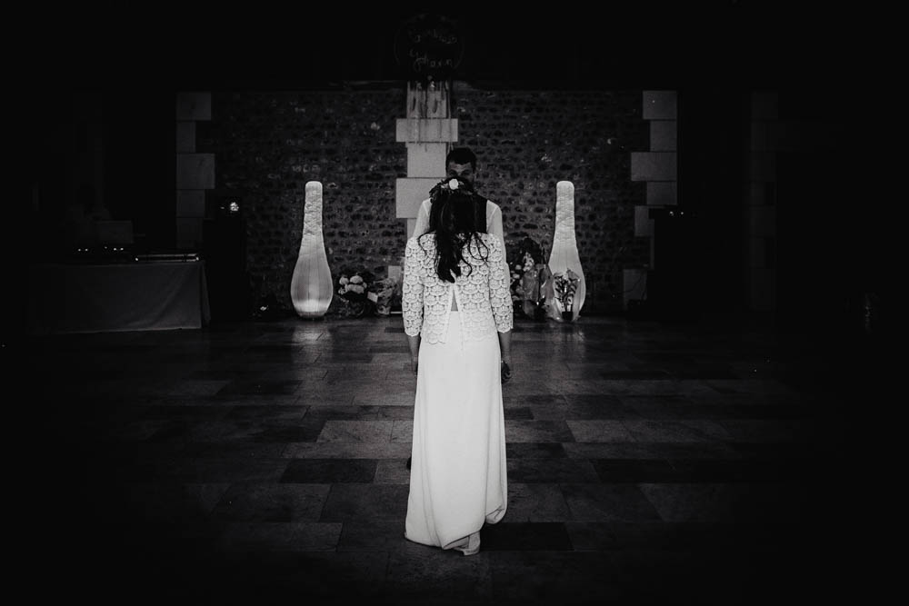 première danse des mariés - choregraphie - photo noir et blanc - N&B 