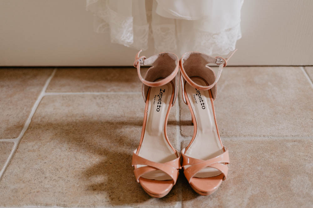 chaussures repetto - robe rembo stylling - mariage champetre - photographe mariage - eure et loir - chartres