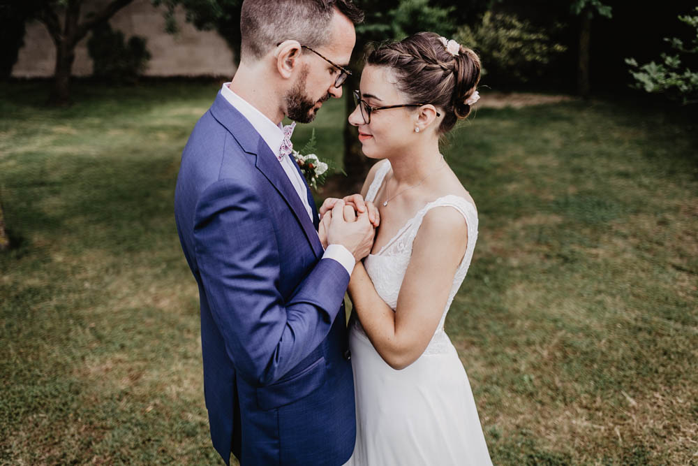 robe rembo styling - photographe mariage eure et loir - chartres - mariage champetre - photo de couple 