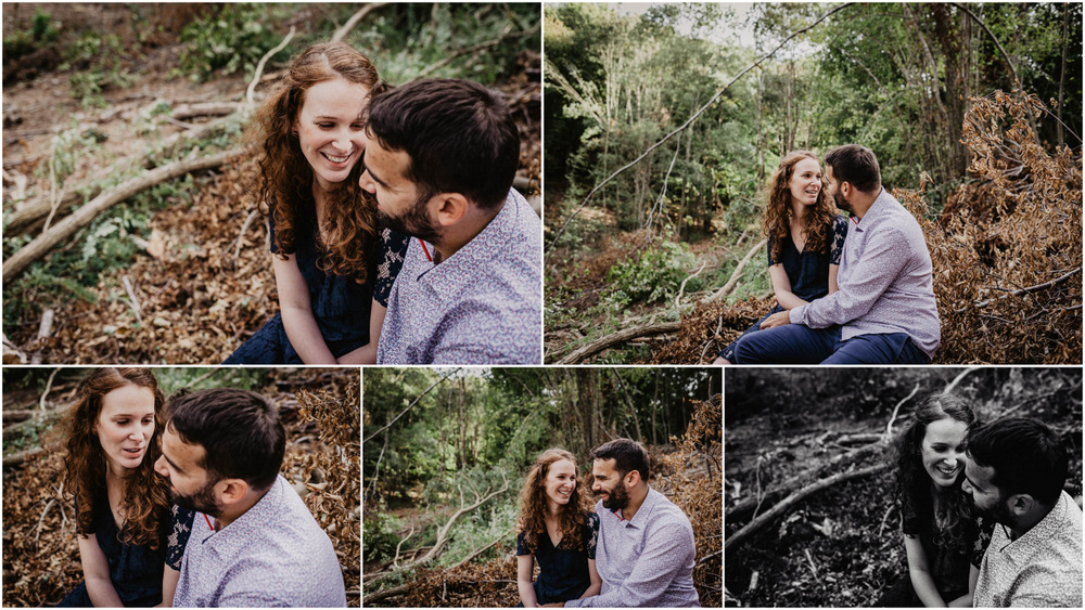 une seance engagement - automne - foret - photographe mariage - chartres - yvelines - orne