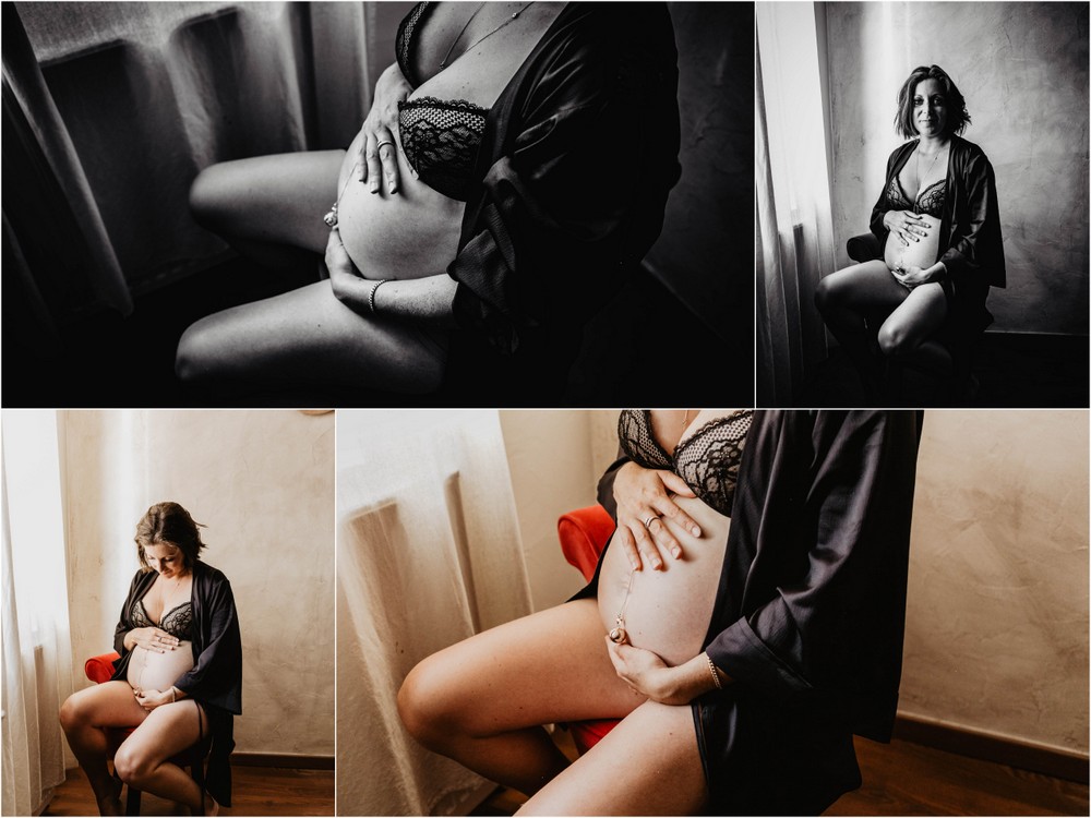 seance photo boudoir femme enceinte - shooting photo en lingerie - photographe boudoir - pour femme enceinte - photographe eure et loir - chartres - à la maison