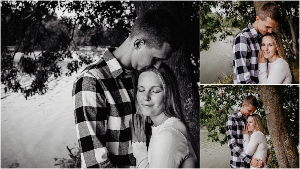 séance photo de couple en exterieur - au bord d'un étang - en eure et loir - chartres - eure - orne - photographe de couples en eure et loir - l amour n a pas d age
